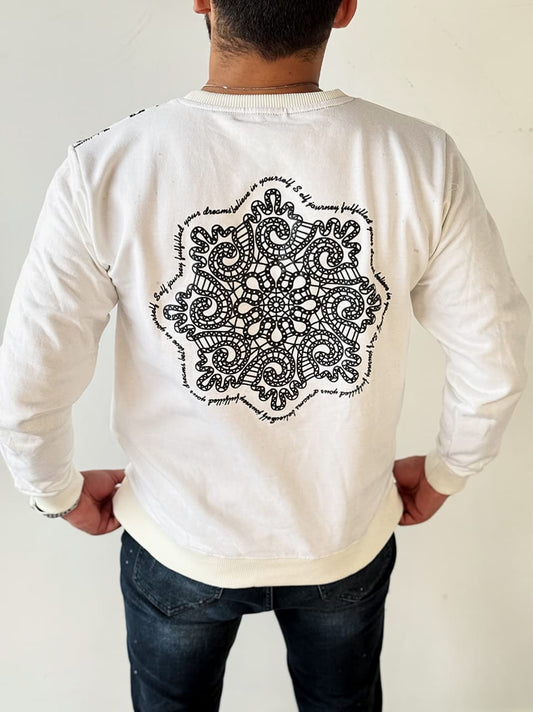 Zic white sweat shirt