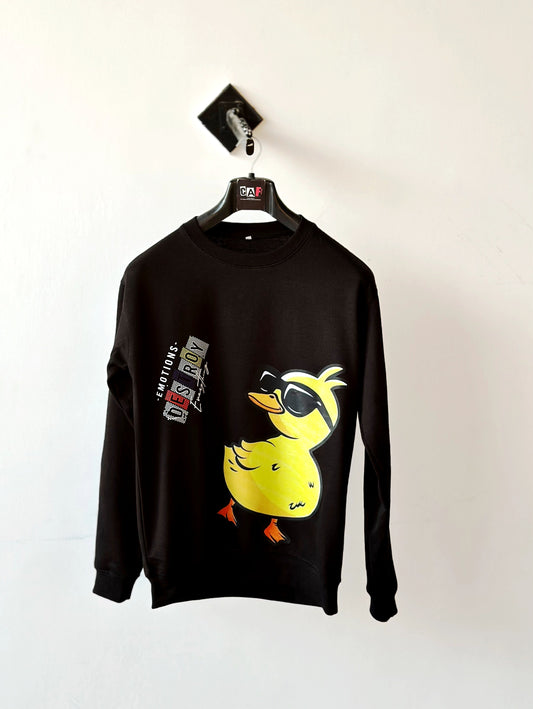 Ducky black sweatshirt